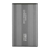 Biplut External Hard Drives Stable Output High Performance Large Capacity USB3.0 1TB/2TB Mobile Hard Drive for Daily Using (Silver 1TB)