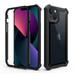 Decase Phone Shell for Apple iPhone XS Max Dual Layer Hybrid Heavy Duty Rubber Bumper Transparent Phone Cover Shockproof Anti-Yellow Clear Case for Apple iPhone XS Max Black