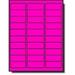 600 Label Outfitters 1â€� x 2 5/8â€� Fluorescent Address Labels â€“ 20