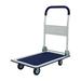 Cterwk Platform Truck Hand Flatbed Cart Dolly Folding Moving Push Heavy Duty Rolling Cart 330lbs Capacity Blue