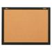 AbilityOne 7195016511298 SKILCRAFT Quartet Cork Board 24 x 18 Natural Tan Surface Black Aluminum Frame
