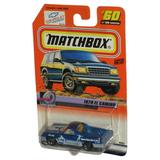 Matchbox 1970 El Camino (1999) Mattel Speedy Delivery Blue Toy Car #60/100