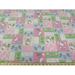 Fleece Fleece Pastel Patches Fleece Fabric A14