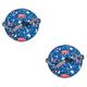 ibasenice 2pcs Booster Cushion Round Pillows Travel Booster Baby Travel high Chair high Chair Pads Chair Heightening Cushion Chair Lift Cushion Sponge Kitchen Chair Cushions seat Cushion mat