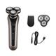 Remington X7 Limitless Mens Wet & Dry Electric Rotary Shaver - 360° PivotBall & flexible shaving heads for constant contact (Detail trimmer, 60min usage, 90min charge, Cordless, USB charging) XR1770