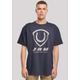 T-Shirt F4NT4STIC "JAM Showjumping" Gr. 3XL, blau (navy) Herren Shirts T-Shirts Print