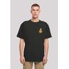 T-Shirt F4NT4STIC "Rubber Duck Wizard OVERSIZE TEE", Herren, Gr. XXL, schwarz, Obermaterial: 100% Baumwolle, casual, oversize, Rundhals, Kurzarm ohne Bündchen, Shirts, Print