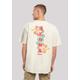 T-Shirt F4NT4STIC "Aloha", Herren, Gr. XS, beige (sand), Obermaterial: 100% Baumwolle, casual, oversize, Rundhals, Kurzarm ohne Bündchen, Shirts, Print