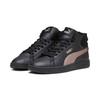 Sneaker PUMA "Smash 3.0 Mid WTR Sneakers Erwachsene", Gr. 37.5, rosa (schwarz rose gold metallic), Obermaterial: Leder; Futter: Textil; Laufsohle: Gummi, Schuhe