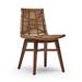 Interlude Sanibel Side Chair Wicker/Rattan in Brown | 32.5 H x 17.5 W x 22 D in | Wayfair 149950