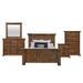 Picket House Furnishings Ruma Brown Queen 5PC Bedroom Set - Picket House Furnishings MBLV500Q5PC