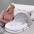 Lit de Voyage Pliable avec Moustiquaire pour Bébé Berceau Nid de Couchage mir pour Nourrisson