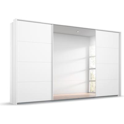 Schwebetürenschrank RAUCH "Oteli", weiß, B:323cm H:214cm T:68cm, Holzwerkstoff, Schränke, mit Mittelspiegel und Passepartout optional mit Beleuchtung Image