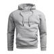 Alessandro Salvarini Hoodie Herren hellgrau, XXL