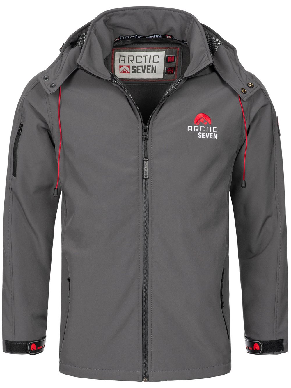Arctic Seven Softshelljacke Herren grau, 5XL Image