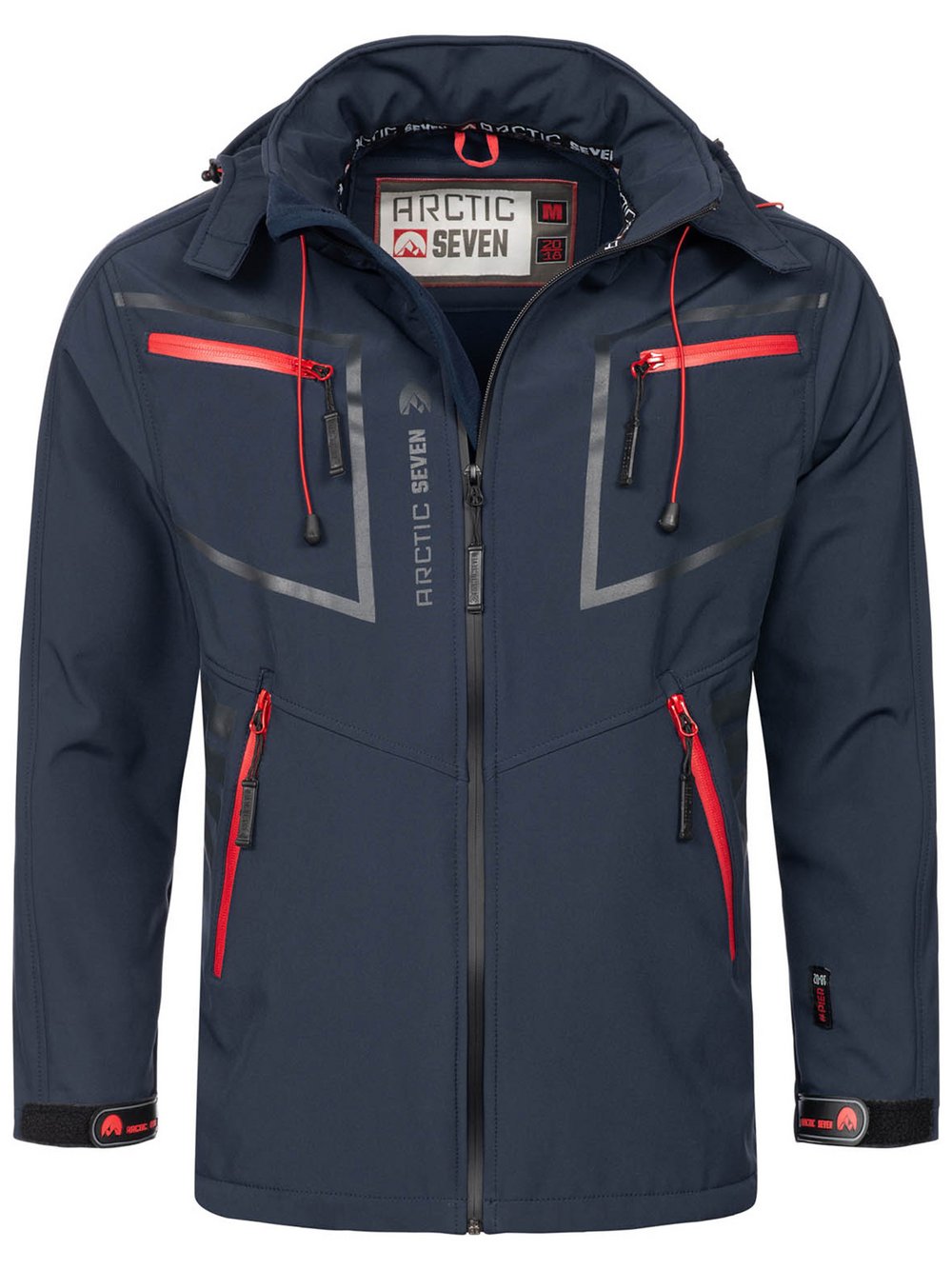 Arctic Seven Softshelljacke Herren blau, L Image