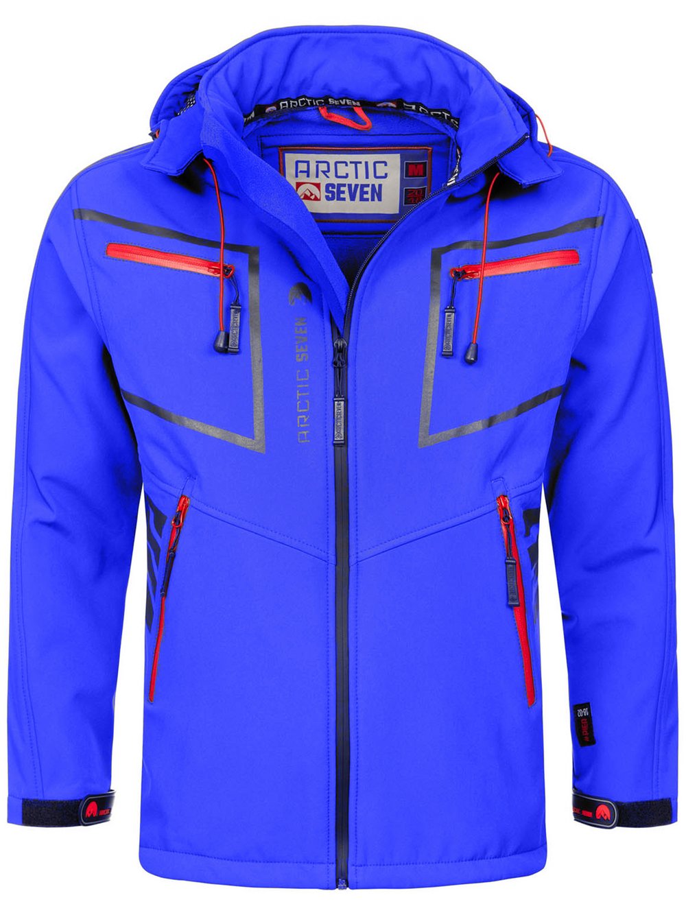 Arctic Seven Softshelljacke Herren blau, M Image