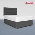 Airsprung King Size Pocket 800 Memory Mattress With 4 Drawer Charcoal Divan