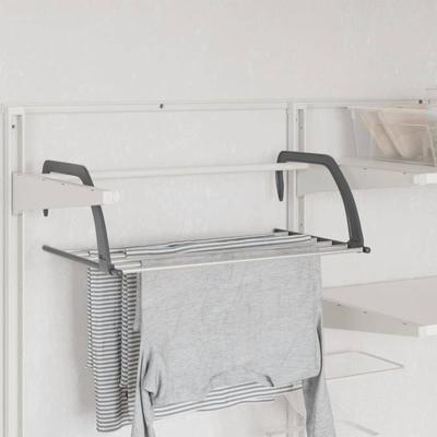 vidaXL Drying Racks 2 pcs 20.9"x13"x7.1" Aluminum - 20.9" x 13" x 7.1"