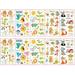 iOPQO Stickers Supplies Gifts Party With Tiger//Dinosaur 150 Mixed For Boys For Children Temporary Tattoos Styles Glow Styles For Kids10sheets Luminous And Tattoos Girls Wall Sticker (5 sets 2 s