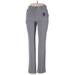 Adidas Track Pants - Mid/Reg Rise: Gray Activewear - Women's Size 34
