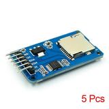 5Pcs Micro SD Card Micro SDHC Mini TF Card Reader Adapter SPI Interface Driver Module for