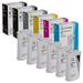 Compatible Replacements for 72 Cartridge High Yie (Photo Black Cyan Magenta Yellow Gray Matte Black 6-Pack) DesignJet T1100 T1120 T1200 T610 T620 T770 T1100ps