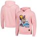 Unisex Freeze Max Pink Looney Tunes Taz Tearin' Up The Mountain Pullover Hoodie