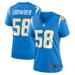 Women's Nike Tae Crowder Powder Blue Los Angeles Chargers Team Game Jersey