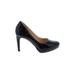 Cole Haan Nike Heels: Slip On Stilleto Minimalist Black Solid Shoes - Women's Size 6 - Almond Toe