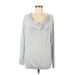 Calvin Klein Pullover Sweater: Gray Tops - Women's Size Medium