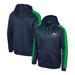 Men's Colosseum Navy Notre Dame Fighting Irish Reese Full-Zip Hoodie