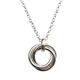 ANTOMUS® 925 HANDMADE MINI RUSSIAN RING NECKLACE ADJUSTABLE NECKLACE STRONG(2mm Gauge) "THREE CHAINS IN ONE" 26"-28"-30"