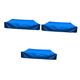 ibasenice 3pcs tarpaulin for sandpit cover square sandbox cover oxford sandpit canopy plastic kids pool outdoor summer toys water pool for kids protective cover rain cover drawstring child