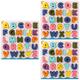 Totority Children Toys 3 Sets Alphabet Blocks Puzzle Toys educational toys puzzle for kids toy for kids baby puzzle kids toys kid puzzles kid toys mosaic logarithmic board child wooden