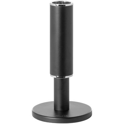 Kerzenleuchter FINK "RITMO", silber (schwarz, silberfarben), H:17,7cm, Aluminium, Kerzenhalter, Stabkerzenhalter aus Aluminium Image