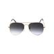 Sonnenbrille MSTRDS "Accessoires Sunglasses PureAv" Gr. one size, grau (gold, grey) Damen Brillen Accessoires
