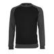 Kapuzenpullover URBAN CLASSICS "Herren 2-tone Raglan Crewneck" Gr. S, schwarz (black, charcoal) Herren Pullover Kapuzenpullover