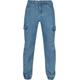 Bequeme Jeans SOUTHPOLE "Herren Southpole Denim With Cargo Pockets" Gr. 30, Normalgrößen, blau (retro midblue washed) Herren Jeans