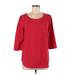 PIPHANY 3/4 Sleeve Blouse: Red Tops - Women's Size Medium