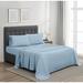Badgley Mischka Percale Sheet Set Tencel, Cotton in Blue | Twin Sheet Set + 1 Pillowcase | Wayfair SS5592LBTW-4700
