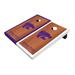 Skip's Garage 2' X 3' Kansas State Wildcats Themed Cornhole Boards Solid Wood in Green/Yellow/Brown | 12 H x 24 W x 36 D in | Wayfair