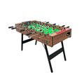 KICK Foosball Tables KICK Arcadia 48" Folding Foosball Table Manufactured wood in Brown | 33 H x 24 W x 48 D in | Wayfair FY592 Brown