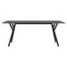 AllModern Pontus Plastic Dining Table Plastic in Black | 29.5 H x 71 W x 35.5 D in | Outdoor Dining | Wayfair 0680F153A15F4FFE8858CC6B9C58124D