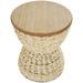 Bay Isle Home™ Manufactured Wood Accent Stool in White/Brown | 19.35 H x 15.5 W x 15.5 D in | Wayfair A04A372355534639B7159C9B9490BEAF