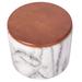Ivy Bronx Stoneware Storage Jar Ceramic in White | 4 H x 4.75 W x 4.75 D in | Wayfair D3160A6657E94D19B00D868762F5703B