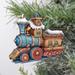 Designocracy Christmas Train Wooden Ornament by G. Debrekht Wood in Brown | 5.5 H x 5 W x 0.3 D in | Wayfair 8100198-1