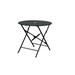 Latitude Run® Jadielys Round 30" Outdoor Bistro Table Metal in Black | 27 H x 30 W x 30 D in | Wayfair 0823C9F1D3C5447698146AD3B3E99791