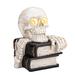 The Holiday Aisle® Halloween Skull Decor, Halloween Decorations Indoor Gothic Skeleton Head | 9 H x 8 W x 6 D in | Wayfair