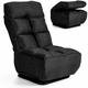 Folding Floor Gaming Chair 360-Degree Swivel Lazy Sofa Floor Chair Adjustable